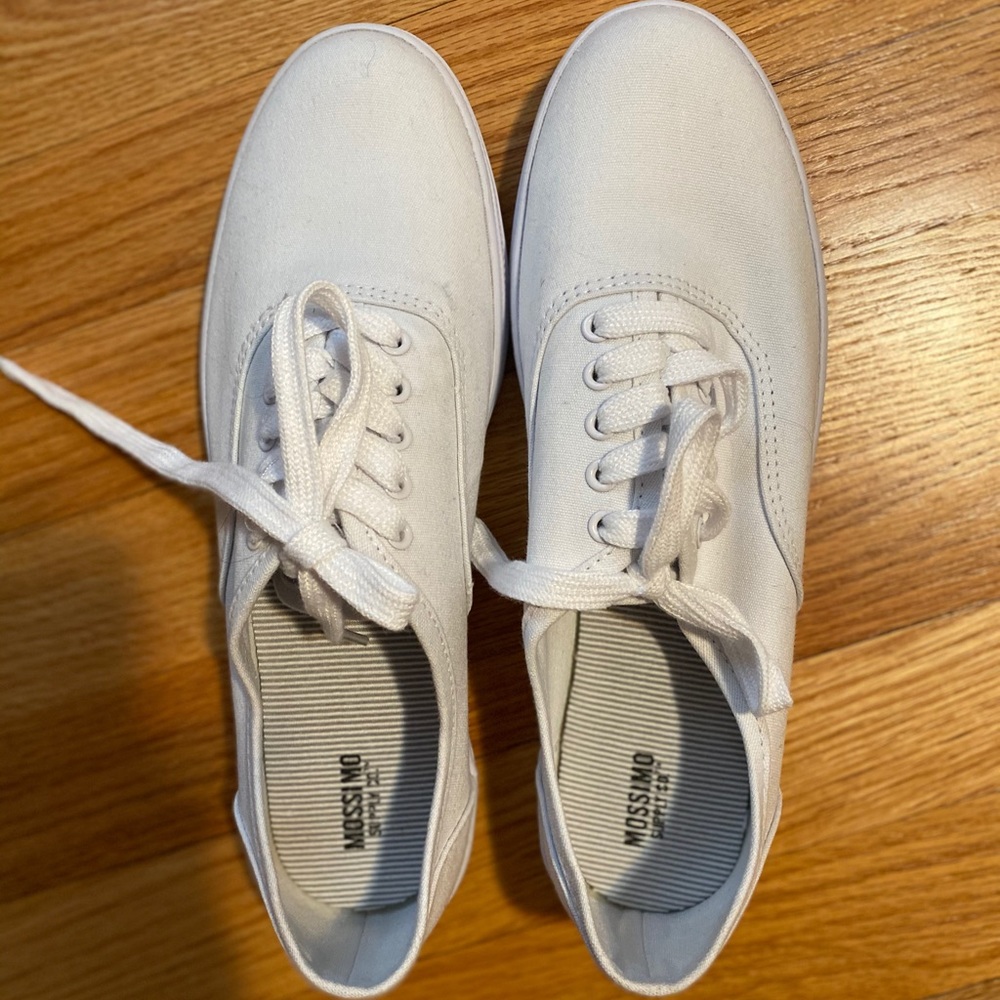 White Canvas Sneakers
